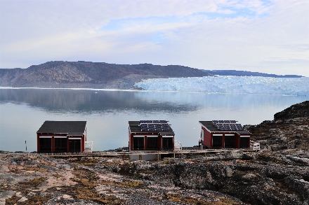 Groenland Eqi Ice Camp Gletsjer