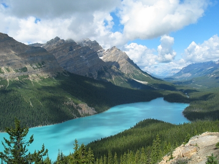 Canada Rocky Mountains Peyto Lake