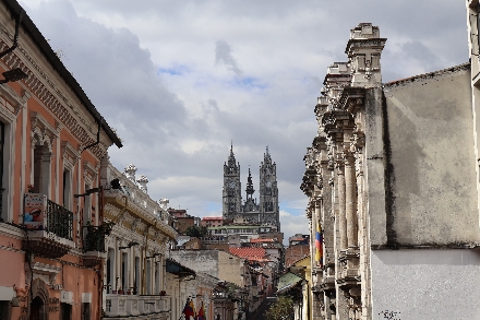 Quito historical center Ecuador