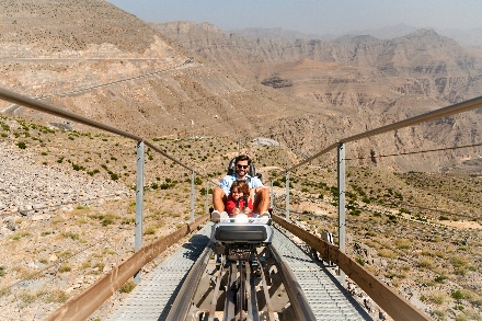 Ras Al Khaimah UAE Verenigde Arabische Emiraten Jais Sledder