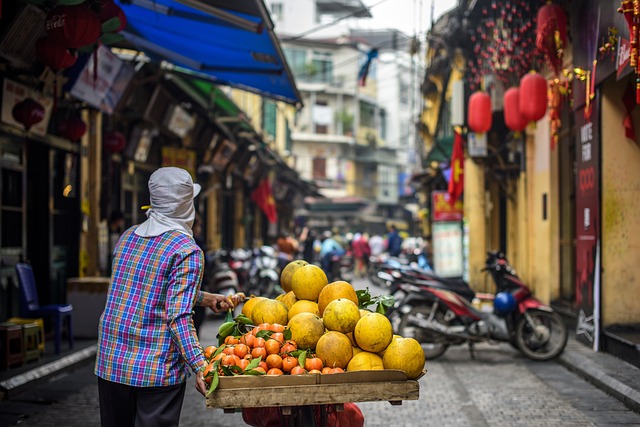 Hanoi Vietnam Markt