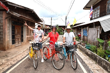 Fietstocht Sirila Farm Wang Caphung Thailand