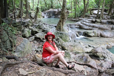 Erawan falls Thailand rondreis roadtrip waterval